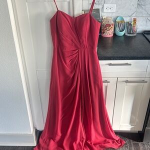 JJs House Striking Red Maxi Dress